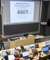 Teaching in auditorium