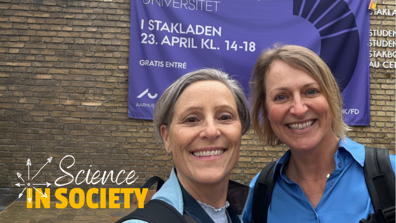 Professor Cecilia Ramlau-Hansen and postdoc Anne Gaml-Jensen both participated in the "Festival of Research" at Stakladen on April 23.