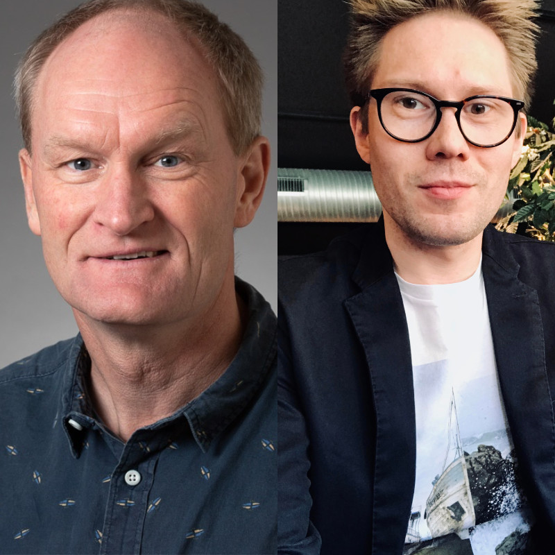 Per Kallestrup (t.v.) og Ulrik Bak Kirk.